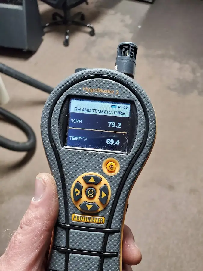 Moisture meter humidity assessment for Mold Remediation & Removal in Newton